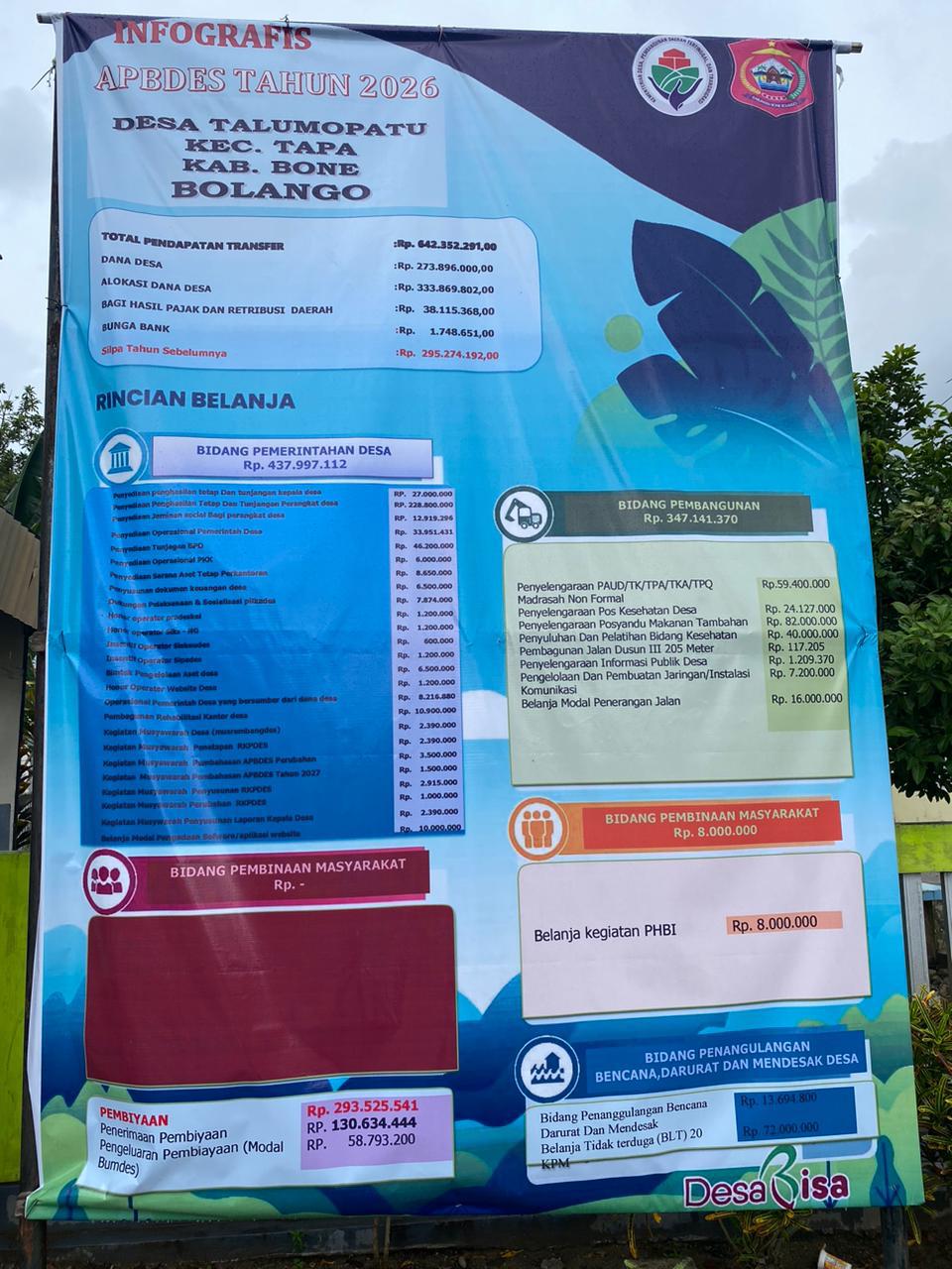 APBDes Tahun 2026