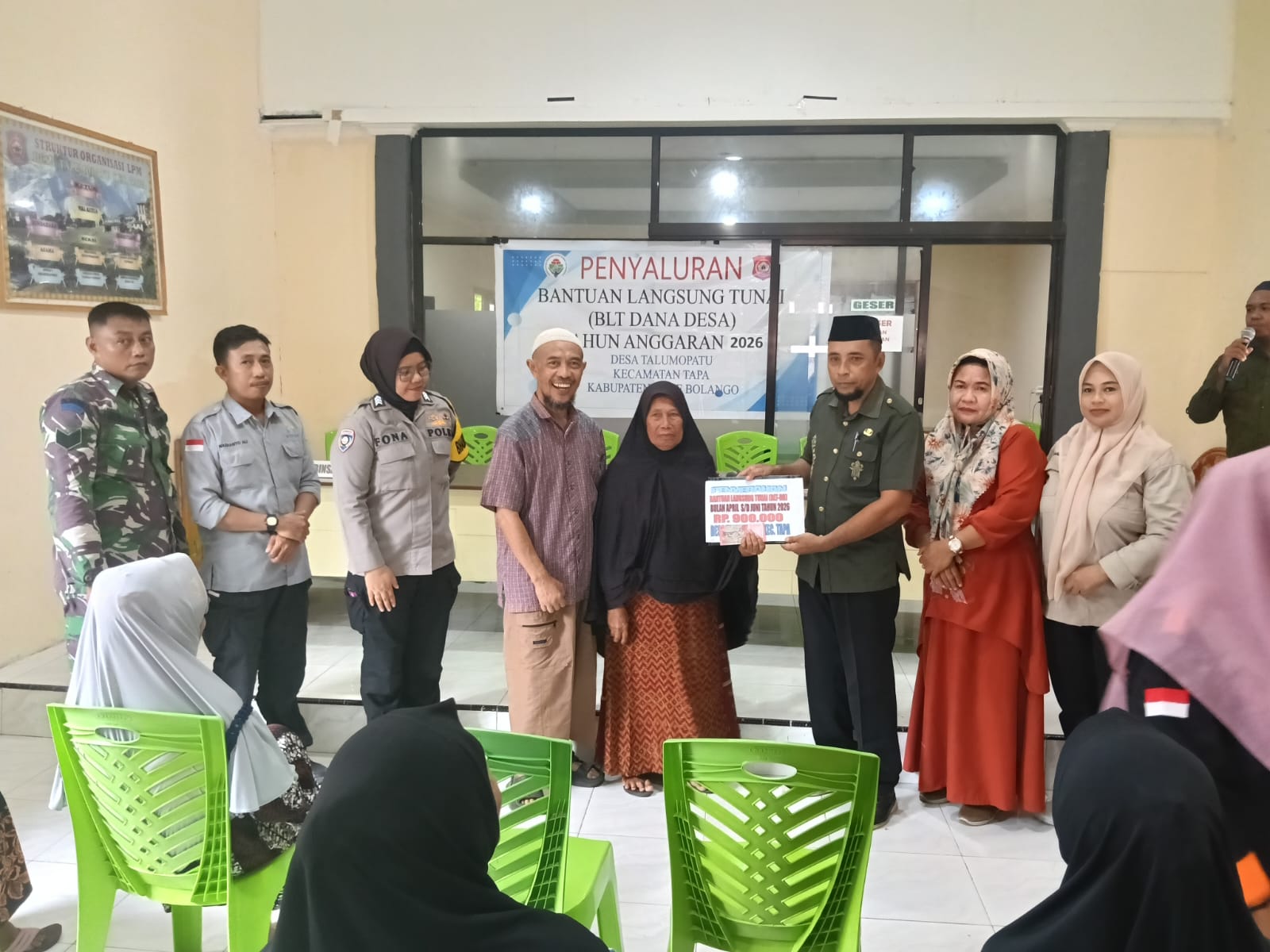 Suksesi Penyaluran BLT Dana Desa, Pemerintah Desa Talumopatu Realisasi Bantuan Periode April-Juni 2026